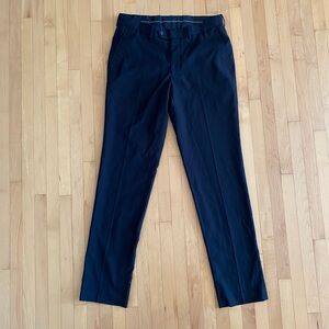 Men's Black Slim Fit Dress Pants